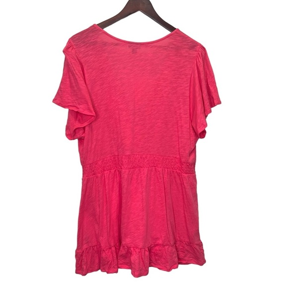 Torrid Cotton Modal Surplice Faux Wrap Top Size 2X - Picture 13 of 14